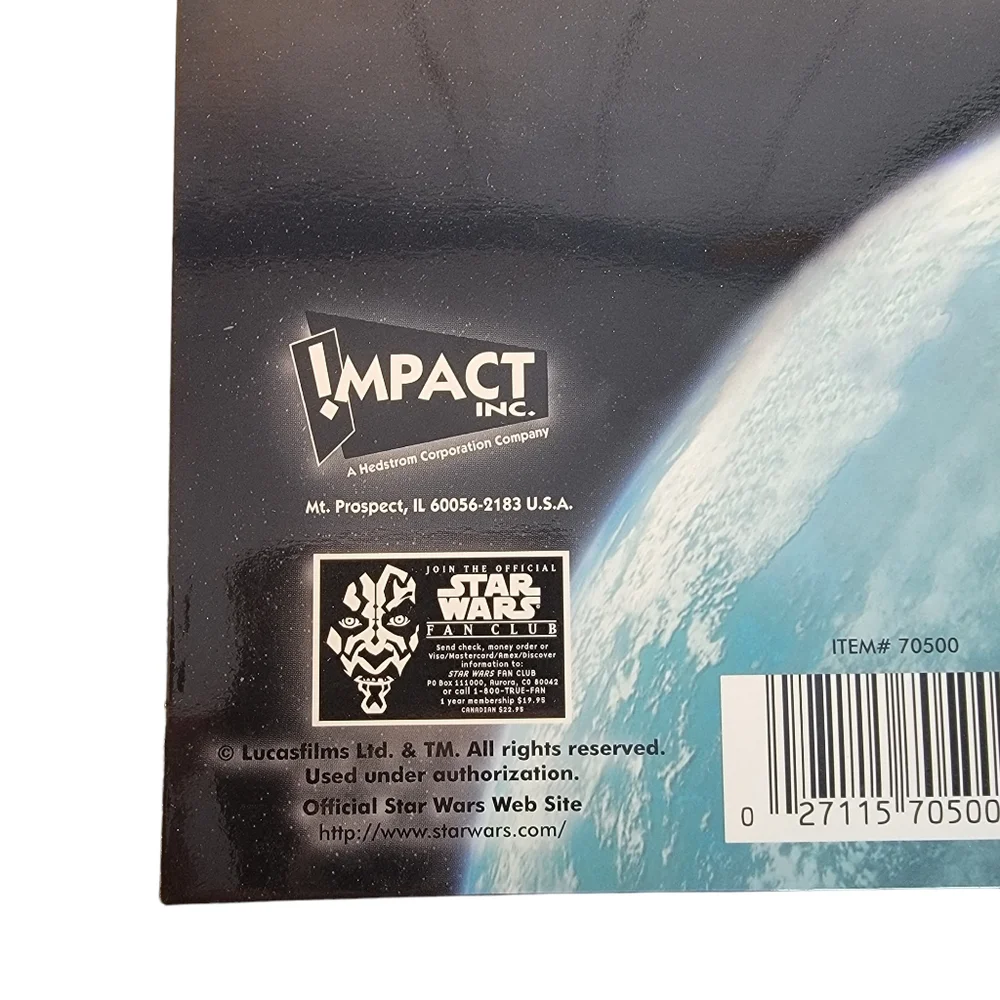 Star Wars Episode 1 Phantom menace, 2000s Printed School Folder Lot of 2